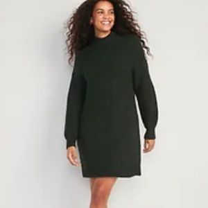 New Old Navy Green sweater dress - medium petite